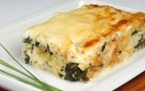 Receita de lasanha de bacalhau com espinafres
