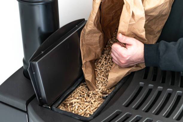 Caldeiras a gás de condensação e de pellets em Casa Caldeiras a gás de condensação e de pellets