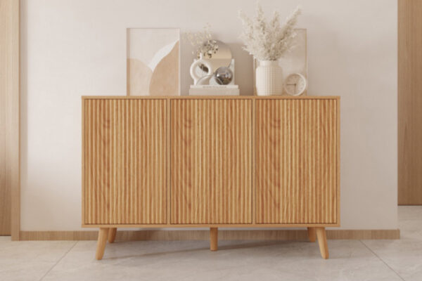 Decoração com estilo: Como integrar um aparador com a mesa de jantar e a sala de estar em Casa Decoração com estilo: Como integrar um aparador com a mesa de jantar e a sala de estar