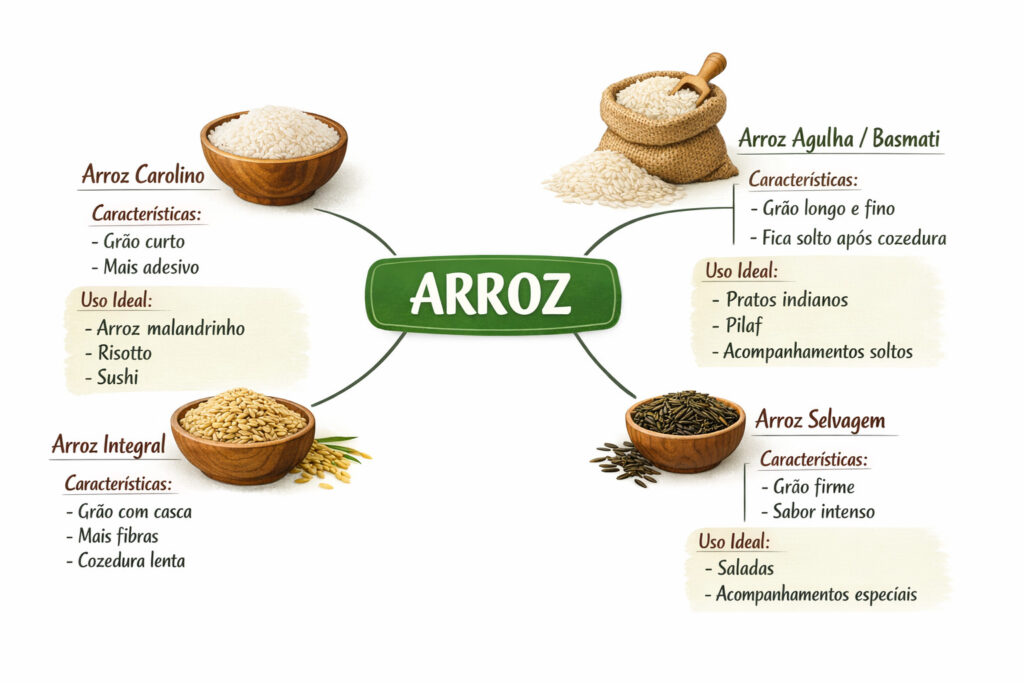 Erros Comuns ao Cozinhar Arroz: Guia Infalível para Sucesso em Cozinha tipos de arroz