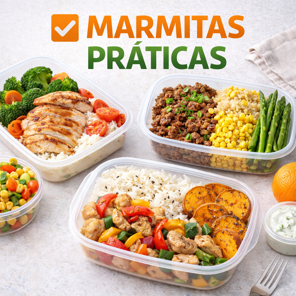 Marmitas Práticas e Equilibradas: Guia Exclusivo e Fácil em Cozinha Marmitas Práticas e Equilibradas: Guia Exclusivo e Fácil
