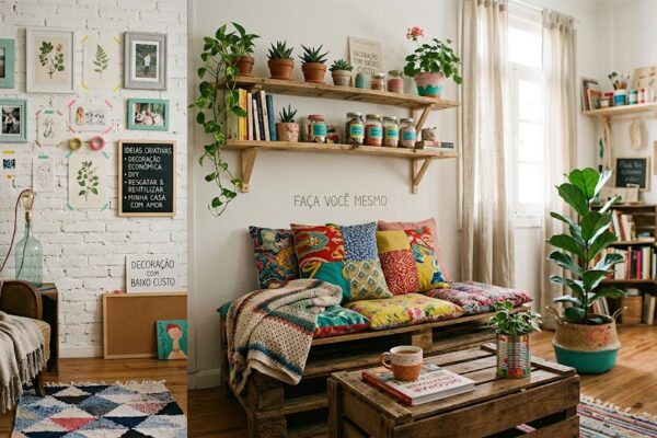 Ideias Criativas para Decorar a Casa com Pouco Dinheiro