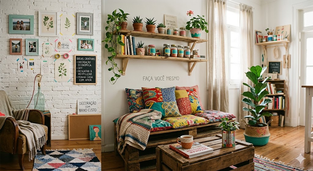Ideias Criativas para Decorar a Casa com Pouco Dinheiro